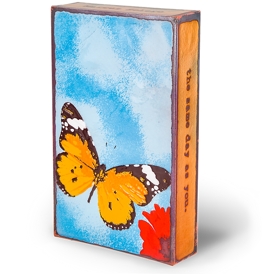 Llew - Spiritiles - Glass Over Copper - "Chrysalis" #228 - RETIRED