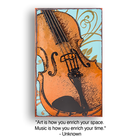 Llew - Spiritiles - Glass Over Copper - "Euphony" #230 (RETIRED)