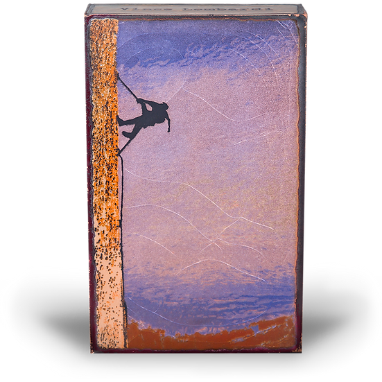 Llew - Spiritiles - Glass Over Copper - "Aspire" #235