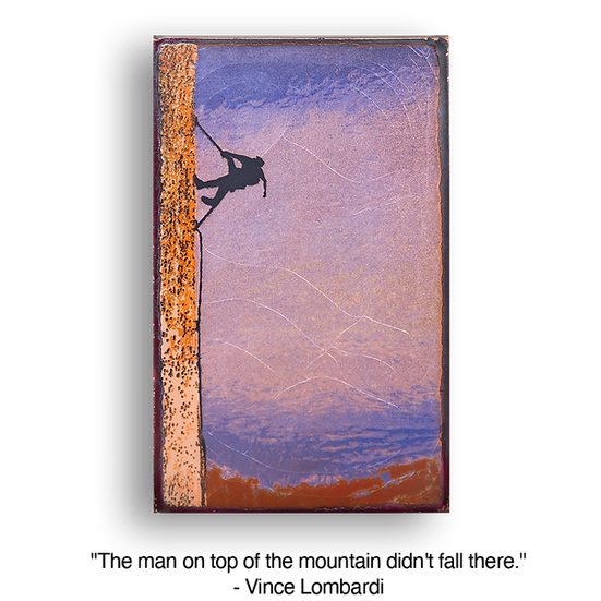 Llew - Spiritiles - Glass Over Copper - "Aspire" #235