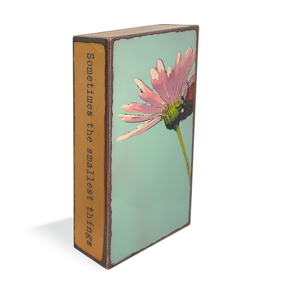 Llew - Spiritiles - Glass Over Copper - "Cherish" #266
