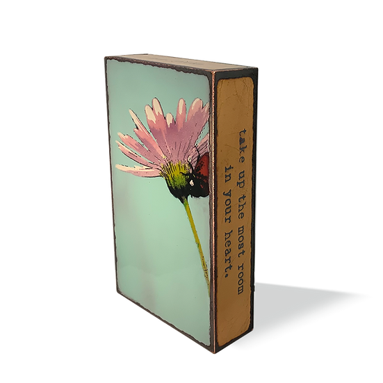 Llew - Spiritiles - Glass Over Copper - "Cherish" #266
