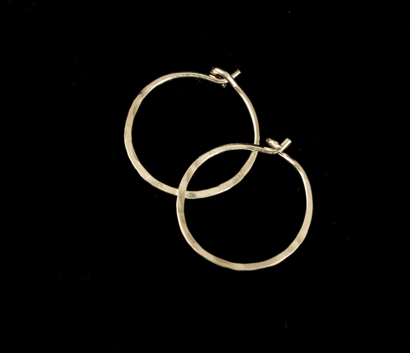 Sacerdote - Hammered Hoops Small Sterling Silver
