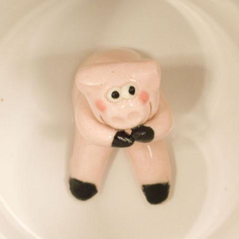 Swayze - cheer up cup - pig