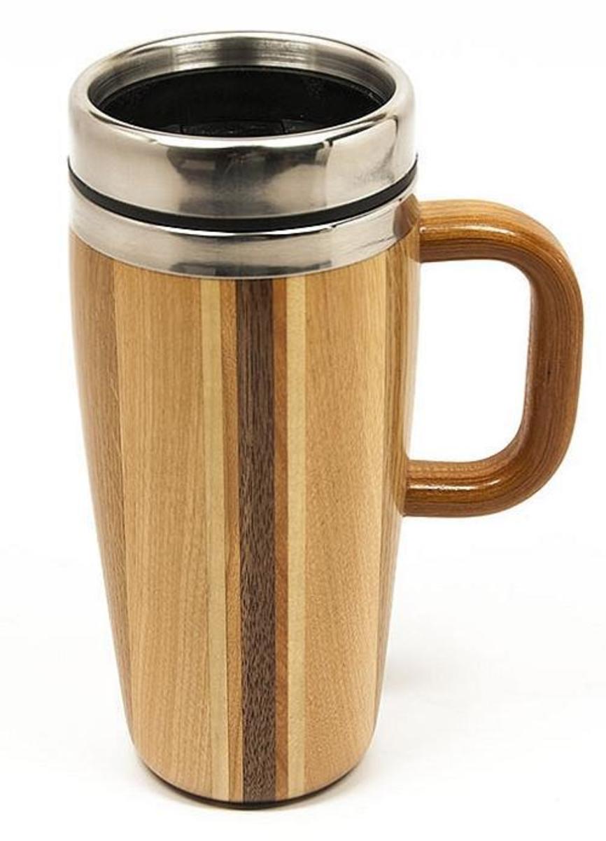 Dickinson Woodworking - Wooden Mug with Short Handle