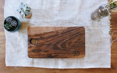 Bare Goods - Walnut Wood Board - 9 x 16 - Hole