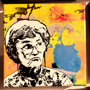 Van Leeuwen - Mixed Media Wall Hanging - Golden Girls (Dorothy)