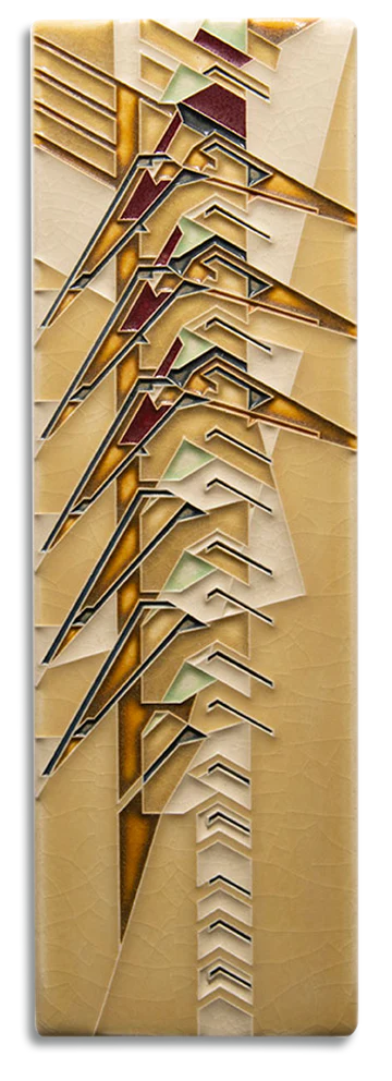 Motawi Tileworks - 4"x12" Tile - Samara (Cream)