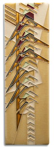 Motawi Tileworks - 4"x12" Tile - Samara (Cream)