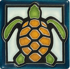Motawi Tileworks - Tile 4"x4" - Turtle