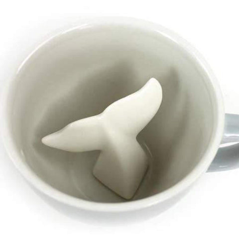Creature Cups - 11 oz Mug - Whale Tail - Cool Grey