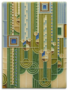 Motawi Tileworks - 6"x 8" Tile - 'Saguaro' (Green) #6374