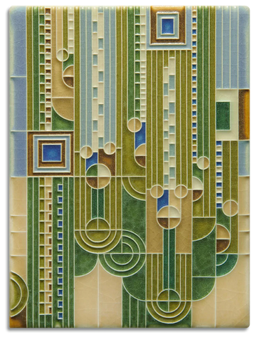 Motawi Tileworks - 6"x 8" Tile - 'Saguaro' (Green) #6374