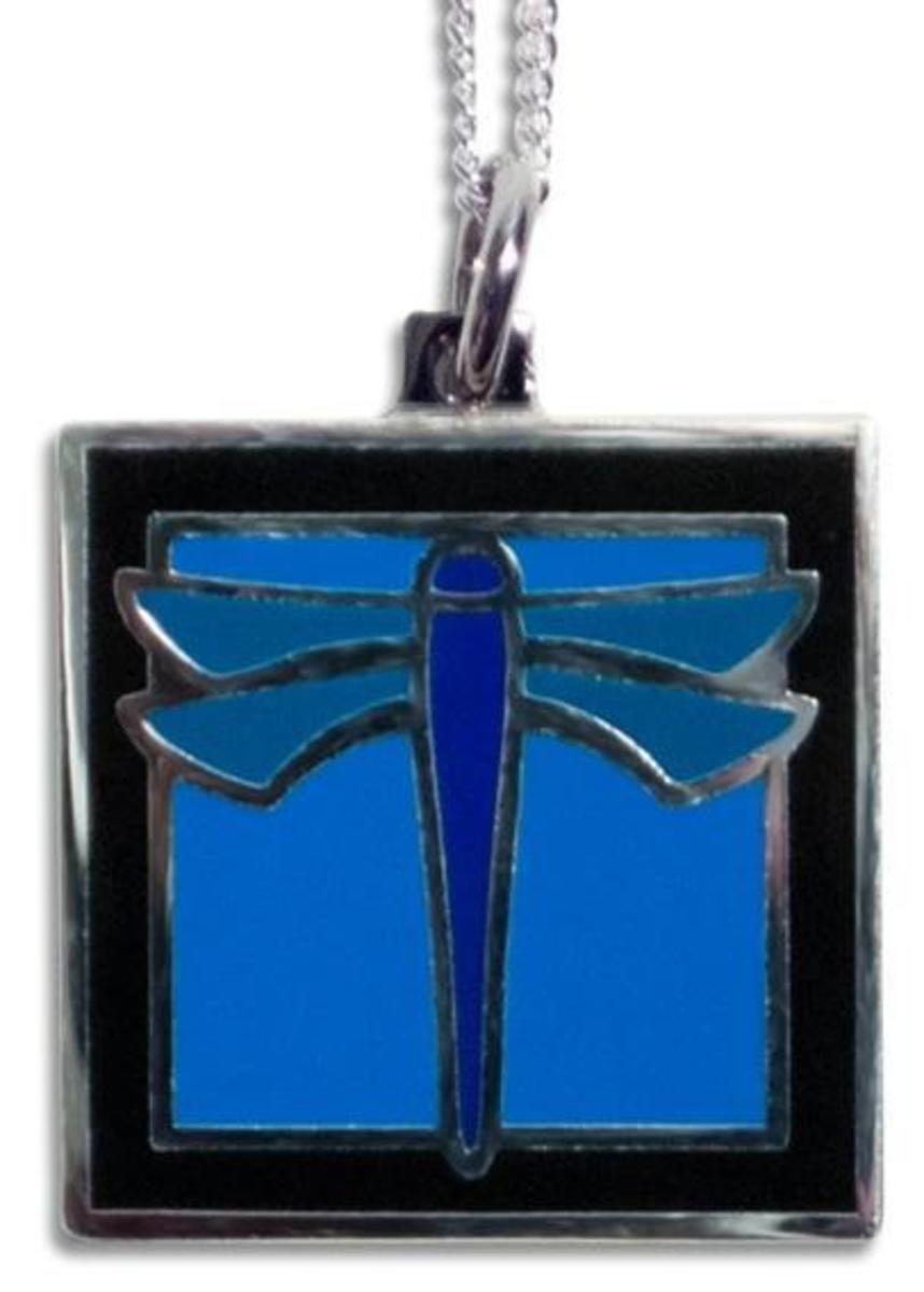 Motawi Tileworks - Necklace - Dragonfly Pendant (Turquoise)