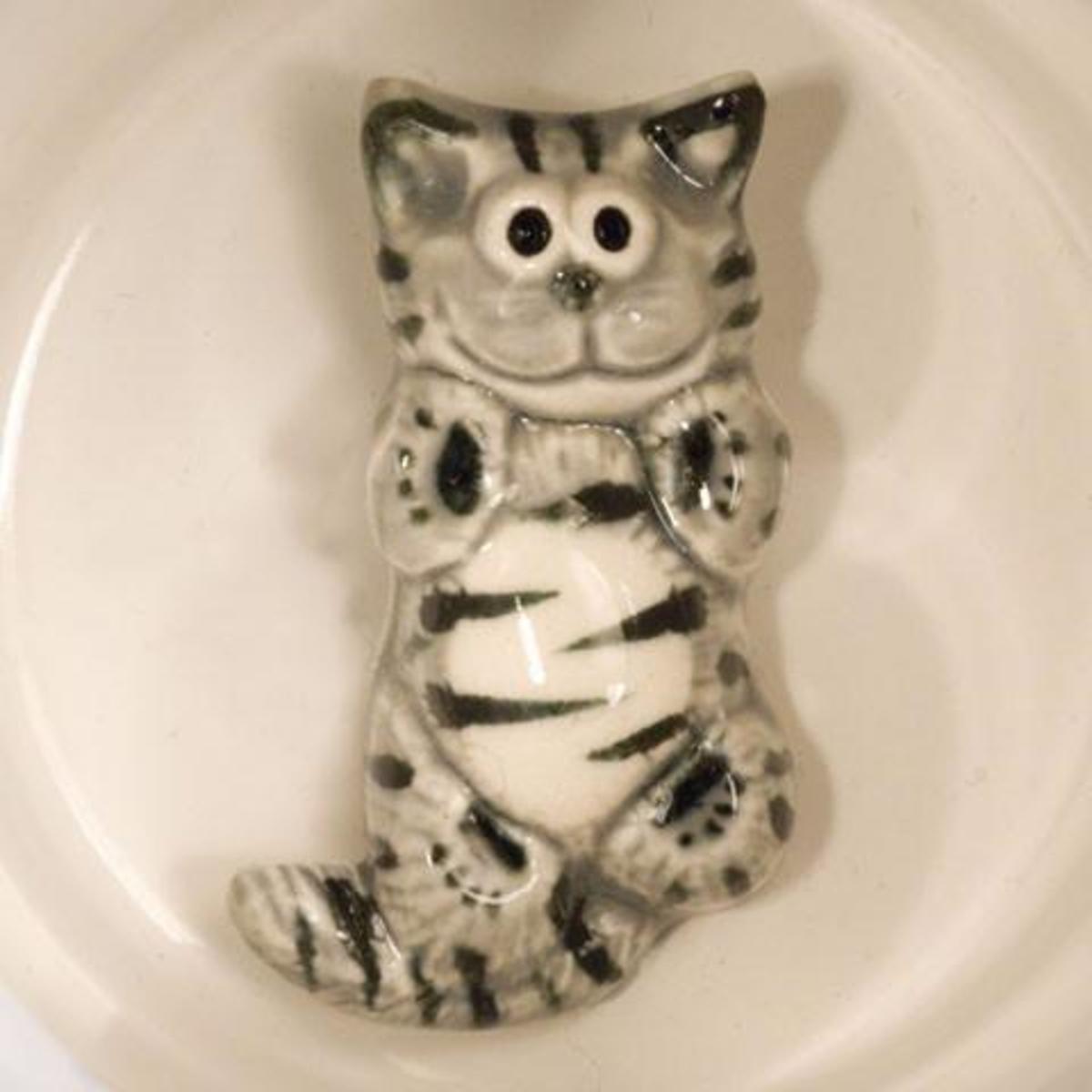 Swayze - Cheer Up Cup - Cat - Grey