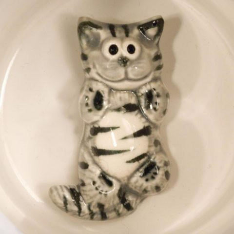 Swayze - Cheer Up Cup - Cat - Grey