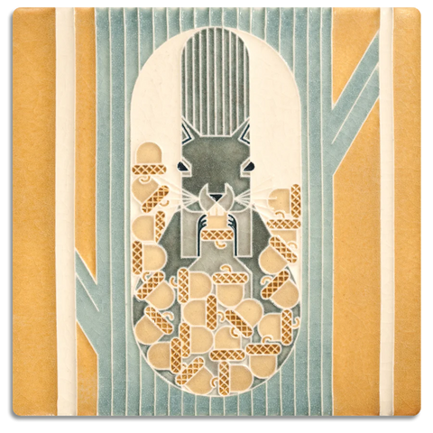 Motawi Tileworks - 6"x 6" Tile - 'October' #6672