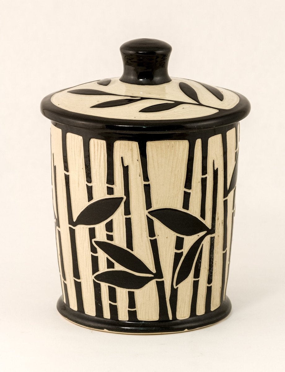 Springfield Pottery - small jar bamboo