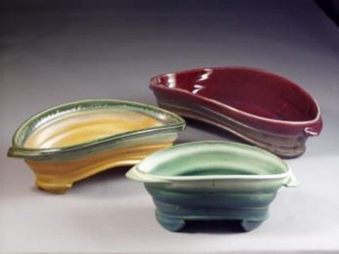 Smith - bowl arched oval medium (Light Green)