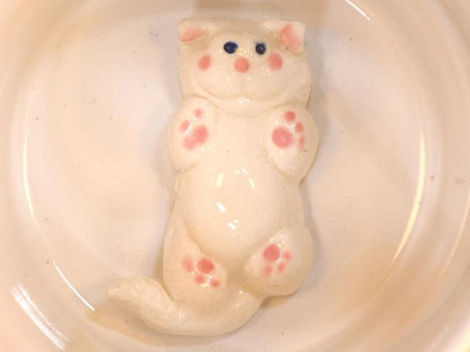 Swayze - Cheer Up Cup - Cat - White