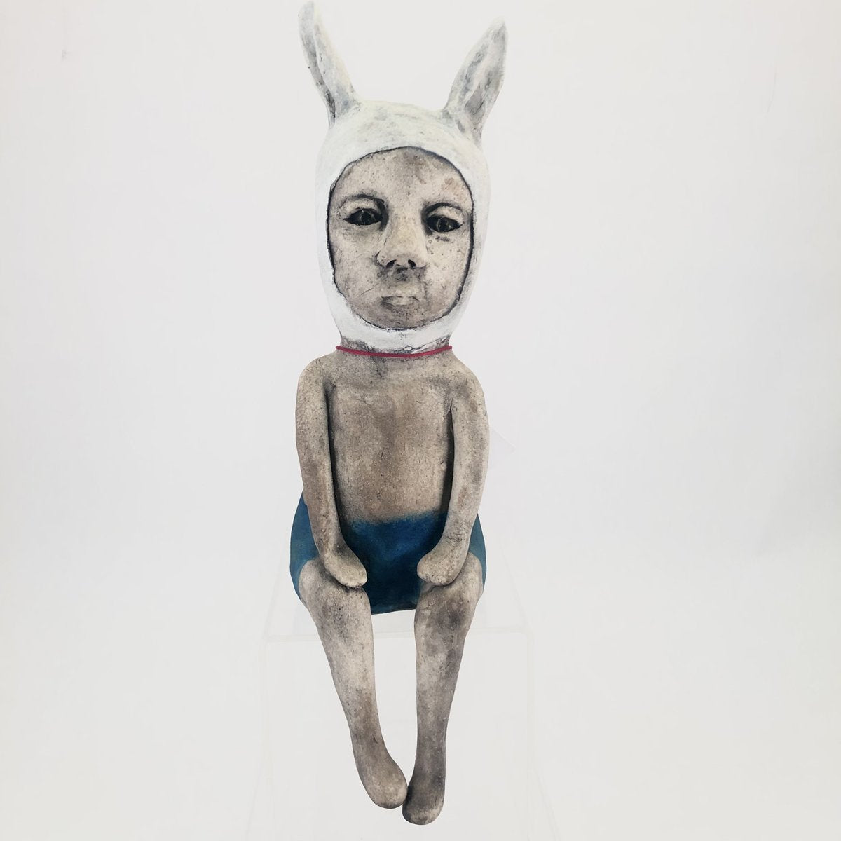 Ashley Benton - "Sitting waiting thinking before I plunge" Sculpture
