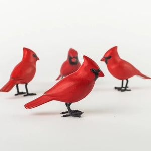 Aviologie - 3" Bird Sculpture (Mini Cardinal) #MCL-111