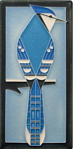 Motawi Tileworks - blue jay tile