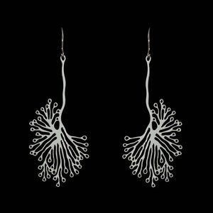 Alucik - Earrings - Alga 3 - Silver Plated - ALGER3-S