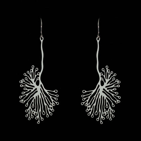 Alucik - Earrings - Alga 3 - Silver Plated - ALGER3-S