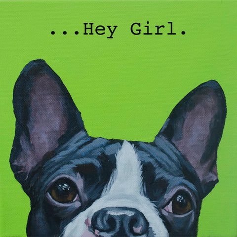 Corbello - Original Acrylic On Canvas - Hey Girl