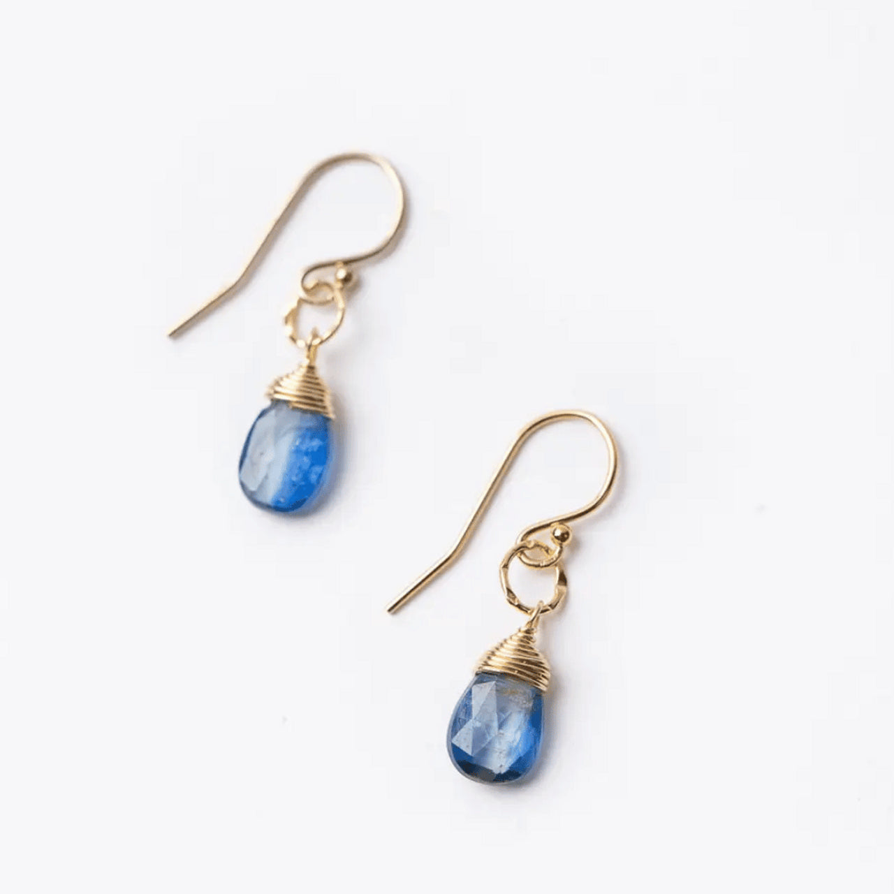 Vaughan - Ripple Collection - Earrings - Simple Gold/Kyanite #Rip023E