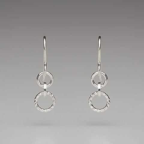 Nichole Collins - Earrings - Simple Twisted Circle #C766