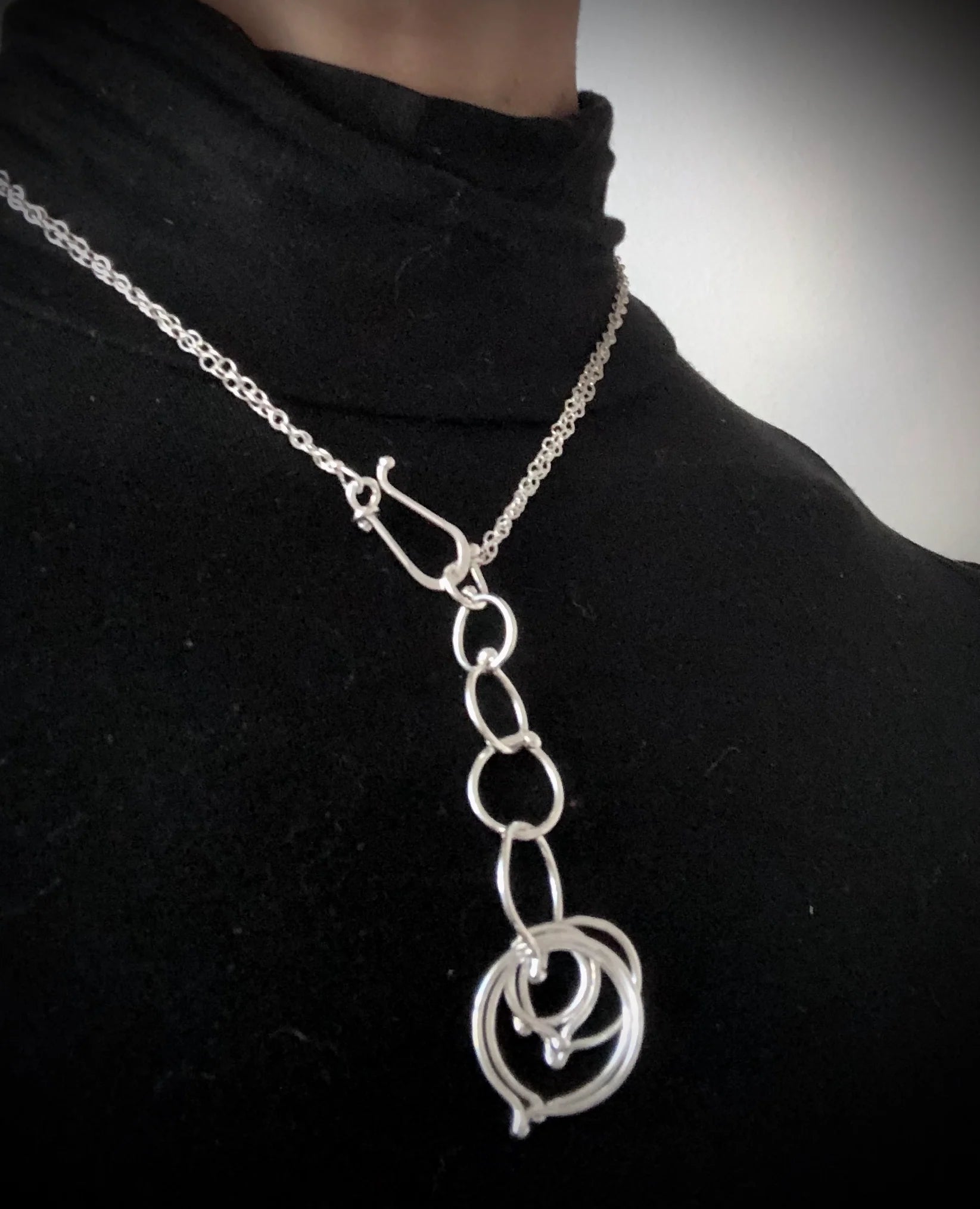 Nichole Collins - Necklace - Circle Lariat #C805