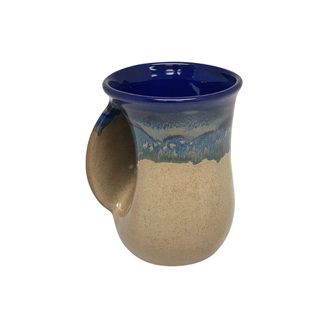 Clay in Motion - Handwarmer Mug - Left Handed (Cobalt Canyon) #20CC