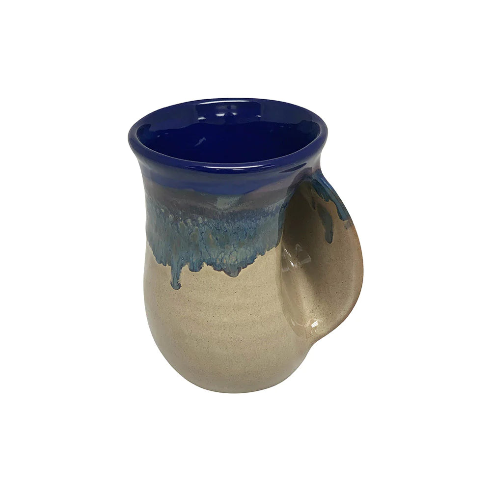 Clay in Motion - Handwarmer Mug - Right Handed (Cobalt Canyon) #19CC