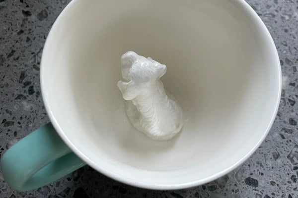 Creature Cups - 11 oz Mug - Dog (Aqua Green)