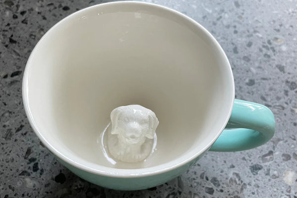 Creature Cups - 11 oz Mug - Dog (Aqua Green)