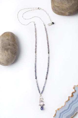 Vaughan - Ethereal Collection - Necklace - Iolite Cluster #Eth007-2N