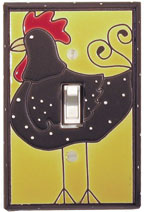All Fired Up - Single Switchplate - "Funky Chicken" #AG185