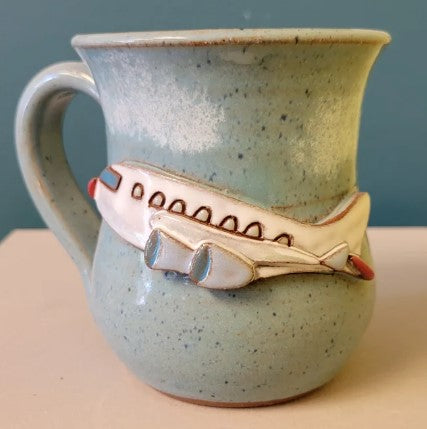 Mudworks Pottery - Mug - Airplane