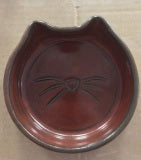 Mudworks Pottery - Bowl - Cat Face (Randy's Red)