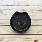 Mudworks Pottery - Bowl - Cat Face (Black)