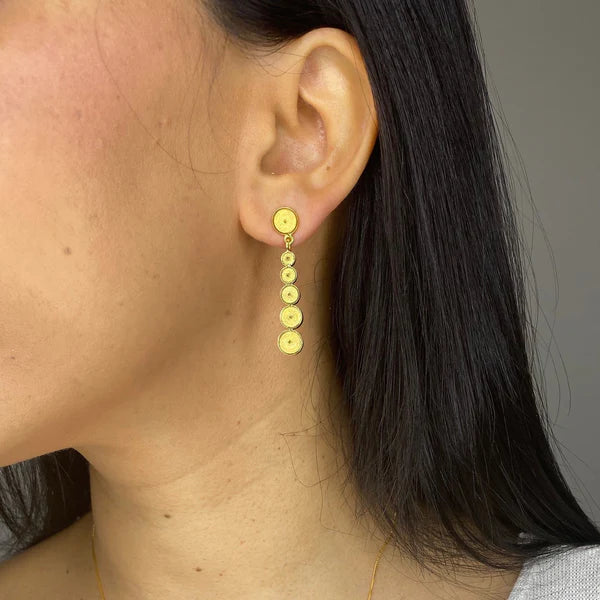 Olmox Filigree Jewelry - Earrings - Medium Adeline (Gold) #3