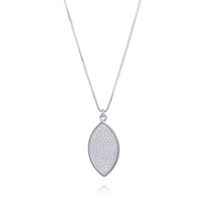 Olmox Filigree Jewelry Necklace Small Eden Pendant Silver