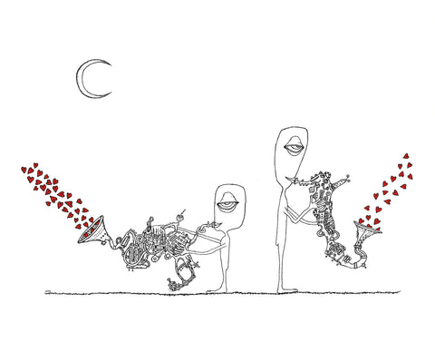 Seth Pitt - 11" x 14" Print - 'The Duet' #H15