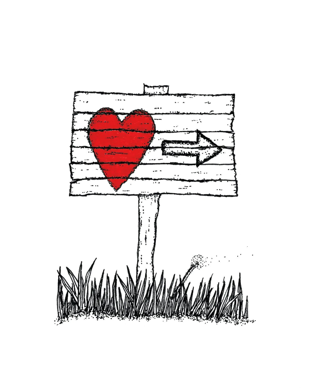 Seth Pitt - 5" x 7" Print - 'Follow the Signs' #F32