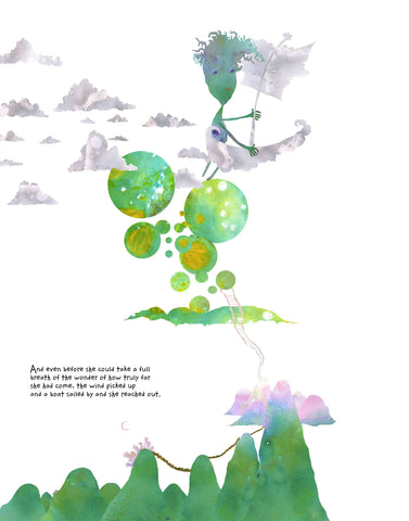 Seth Pitt - 5" x 7" Print - 'The Inexhaustible Dreams of Savanah' #S79