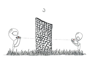 Seth Pitt - 5" x 7" Print - 'And Usually, They Scarcely Notice the Wall' #W34