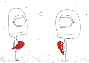 Seth Pitt - 5" x 7" Print - 'Then All At Once, They Were No Longer Strangers' #N31