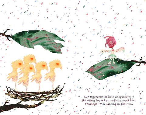 Seth Pitt - Print 5" x 7" - 'Penelope and the Rain' #P71